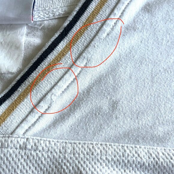 Vintage New Orleans Saints NFL Pullover Jersey Size XL V-Neck Long Sleeve - Picture 7 of 13